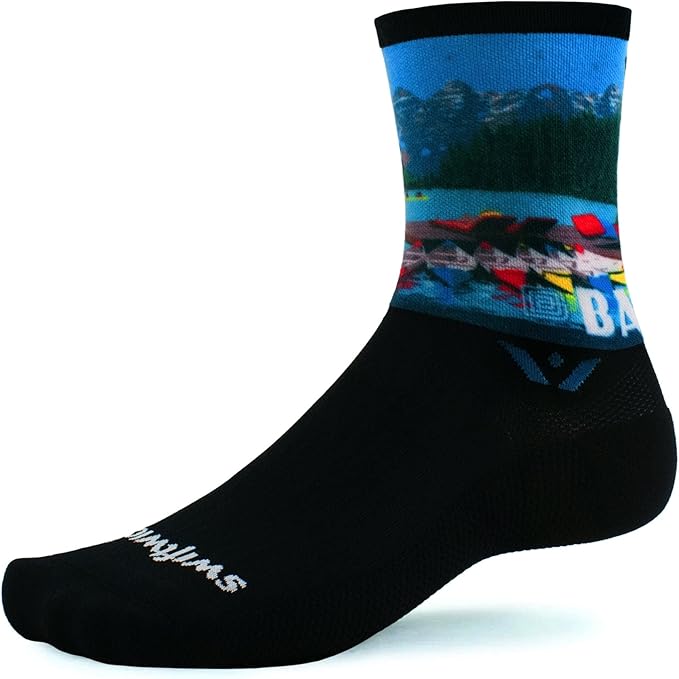 Swiftwick VISION IMPRESSION Crew, National Parks/States Edition, Running, Hiking and Cycling Socks