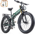 2026 Upgraded Dual Motors AWD Electric Bike for Adults 5000w/3000W/1500W Motor Dirt Ebike 40MPH/30MPH 52V/48V 30Ah/20Ah Battery Up to 90 Miles Long Range 26" Fat Tire Bicycle for Commute Mountains
