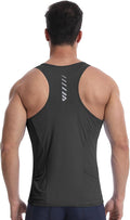 Lo.gas Sleeveless Cycling Jersey Men, Biking Base Layer Breathable and Lightweight with Back Pocket Sports Vest