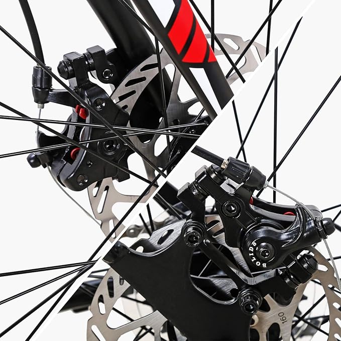 EUROBIKE YH-XC550 Road Bike for Men 54cm Frame Bicycle 700C Wheels Aluminium Rims 21 Speed Dual Disc Brake Commuter Bikes