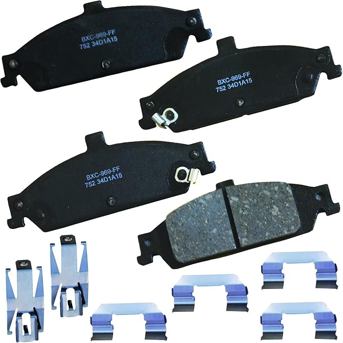 Bendix Premium SBC752 Ceramic Front Brake Pads for Pontiac Grand Am 2005-1999