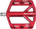 FIFTY-FIFTY Mountain Bike Pedals, Non-Slip and Aluminum Alloy Bicycle Flat Pedals, 9/16" Sealed Bearing, Lightweight and Wide Platform for All Mountain, Enduro, Downhill, E-Bike, MTB