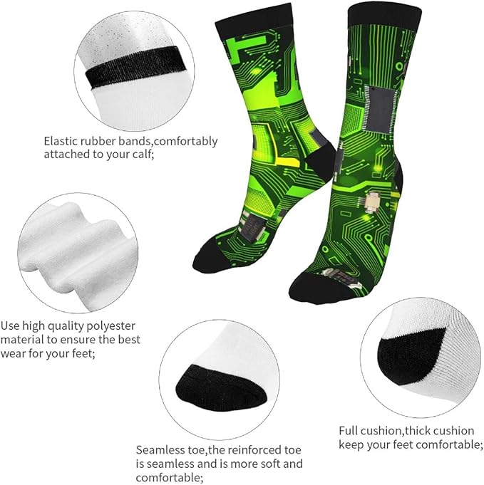 Novelty Crew Socks Crazy Socks For Women & Men