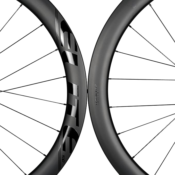 ELITEWHEELS Carbon Wheelset 700c Disc Brake UD Matte Carbon Fiber Road Bicycle Wheels 30/38/50/55/60/82mm Tubeless Clincher