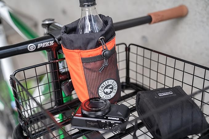 ULAC NEO PORTER C-HOLD Bike Feed Bag for Top Tube, Handlebar, Stem and Saddles (Green-Black, Small)