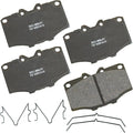 Bendix Premium SBC137 Ceramic Front Brake Pads for Toyota 4Runner 1989-1984, Land Cruiser 1990-1972, Pickup 1988-1979