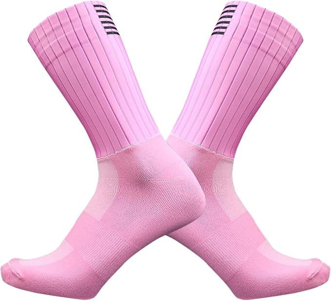 Aero Socks Cycling Men Women Non-Slip Silicone Aerodynamic Cycling Aero Socks one size 6-12