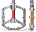 Mountain Bike Pedals with 3 Seal Bearing - 9/16" MTB Pedals Platform Lightweight - Non-Slip Bicycle Pedals for BMX MTB
