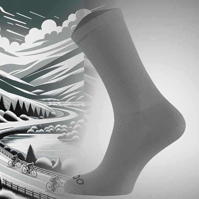 TODO PRO Cycling Socks - Breathable Bike Socks for Men and Women