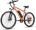 Jasion EB5 Electric Bike for Adults with Peak 1000W Brushless Motor, 40Miles 20MPH Commuting Electric Mountain Bike with 360Wh Removable Battery, 7-Speed, 26" Tires and Front Fork Suspension