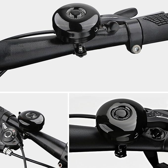 Bike Bells Fully Metal 2 Pack Cycling Horns, Loud Ringing Sound, Easy Installation, Bicycle Accessories