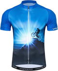 Sportswear Cycling Jerseys Short Sleeve Bike Clothing Bike top Men MTB Jersey Breathable Summer Black