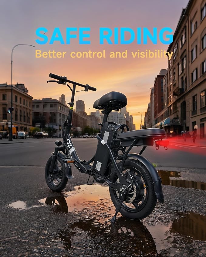 APYEAR Electric Bike for Adults,Ebike,14"/26" Folding Ebike,Electric Bicycle with 500/750W Motor,576Wh Remove Battery,20/40+ Miles,20/25Mph,Multi-Shock Absorption,Lightweight,Commuting Mini E Bikes