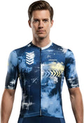 ARVENTO Unisex Cycling Jersey – Performance Fit, Breathable & Quick-Dry Short-Sleeve Road Jersey, 3 Rear Pockets