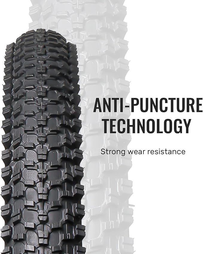 MOHEGIA Mountain Bike Tires - 20/24/26/27.5 Inch Folding MTB Bicycle Tires Replacement,Steel Bead All-Terrain and High-Performance Durable for Off-Road,Street & Trail Adventures