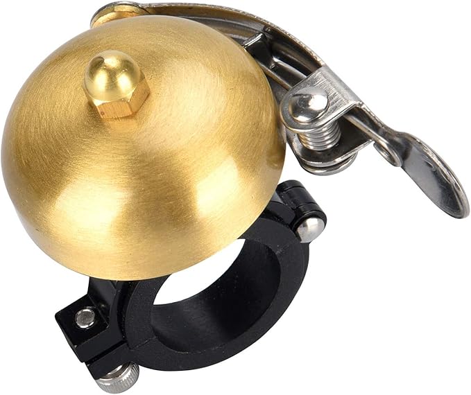 Bike Bell Brass Mini, Clearer Louder Longer Sustained Purer Tone