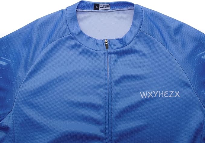 Men's Cycling Jersey Set Road Bike Shorts Sleeves Jersey Zipper Pokcet Bib Shorts with 20D Gel Pad Biking Clothing Sets