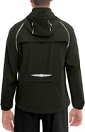 Little Donkey Andy Men's Quick-dry Running Jacket, Convertible UPF 50+ Cycling Jacket Windbreaker with Removable Sleeves