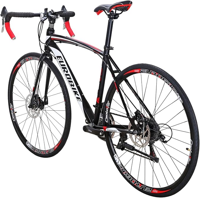 EUROBIKE Bikes EURXC550 21 Speed Road Bike 700C Wheels Road Bicycle Dual Disc Brake Bicycles ……