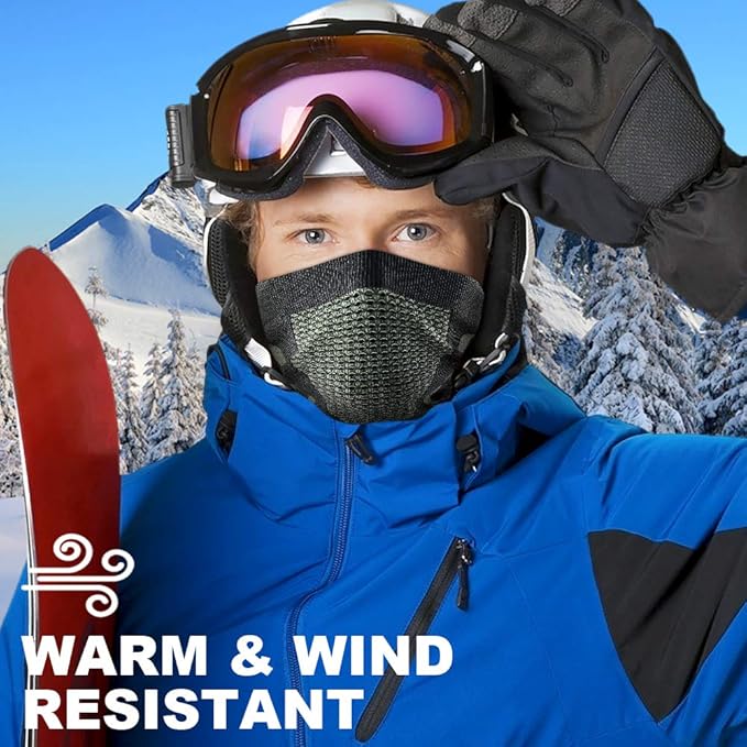 WTACTFUL Winter Neck Warmer Gaiter Windproof Face Mask Balaclava Bandana for Ski Snowboard