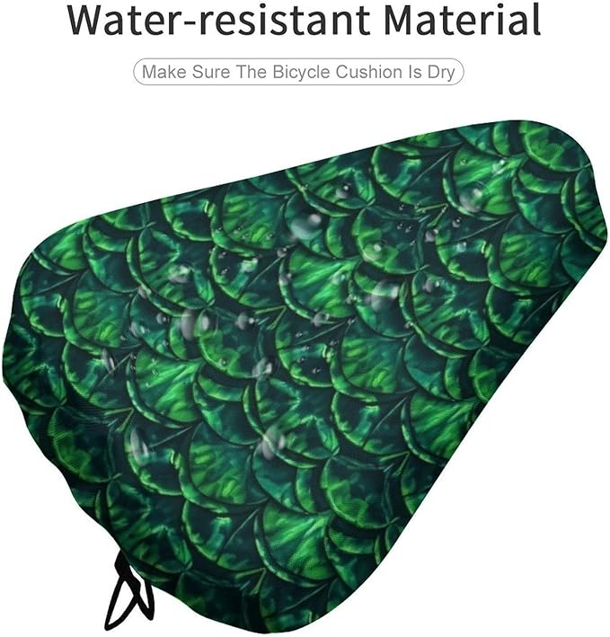 Adjustable Exercise Bike Seat Cover, Soft Cushion Indoor Outdoor Dust Resistant Protection