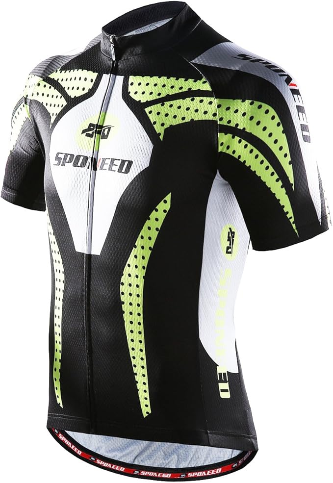 Men Bike Jersey Short Sleeve Road Cycling Shirts Biking Tops Moisture Wicking
