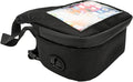 Bike Handlebar Bag – Waterproof Bicycle Handlebar Bag with Sensitive TPU Touchscreen Phone Holder, Front Frame Pouch for Road & Mountain Bikes, Large Capacity Cycling Storage Bag