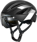 Odoland Bike Helmet with Magnetic Sun Visor for Adults, Glasses-Friendly Design Adjustable Dial Cycling Helmet for Men & Women, Urban Riding Bicycle Helmet for Mountain, Road, E-Bike, Commuting