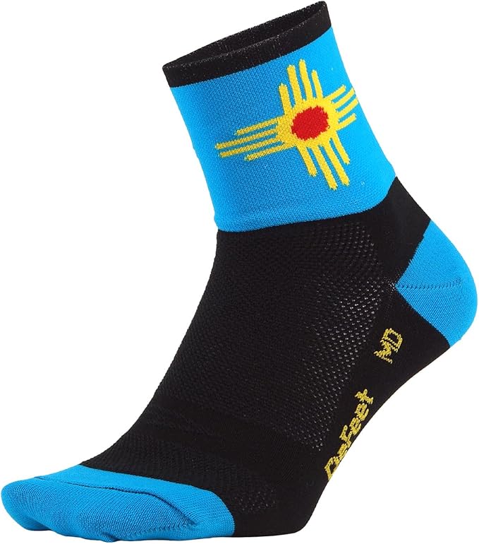 DEFEET | Aireator 3" Patterned Cycling Socks | For Biking, Running, & Everyday Adventures