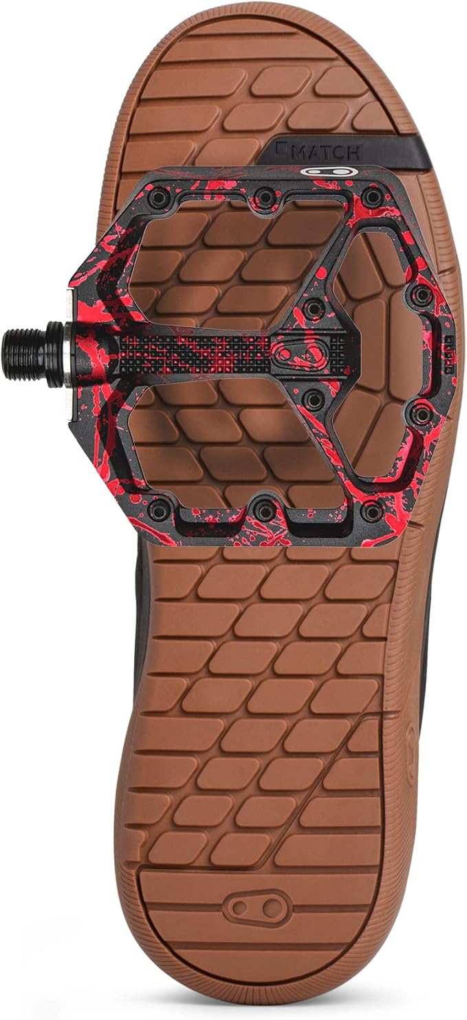 Crankbrothers Stamp Flat MTB Pedals - Size-Specific, Lightweight, Versatile, Durable Bike Pedals