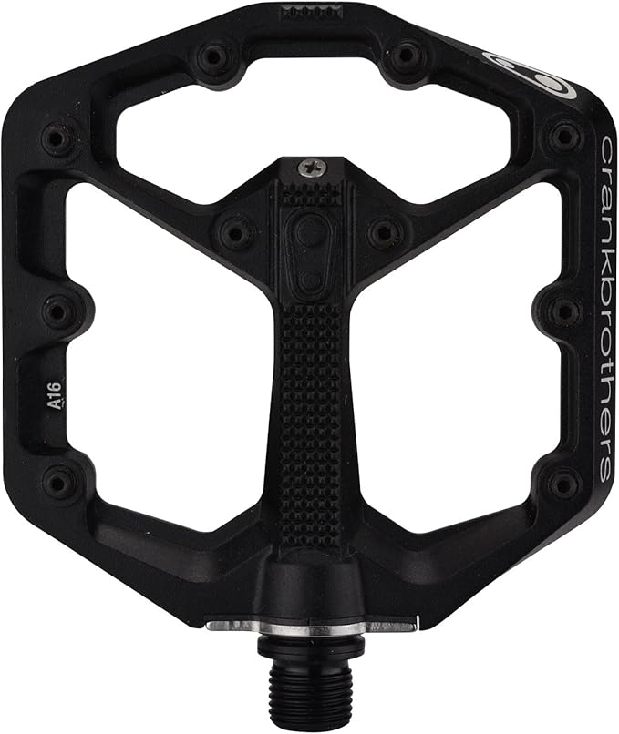 Crankbrothers Stamp Flat MTB Pedals - Size-Specific, Lightweight, Versatile, Durable Bike Pedals