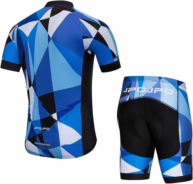 Hotlion Men's Cycling Jersey Set Summer Cycling Clothing Suit Pro Team Bike Clothes Road Biking Outfits Bicycle Kit for Men