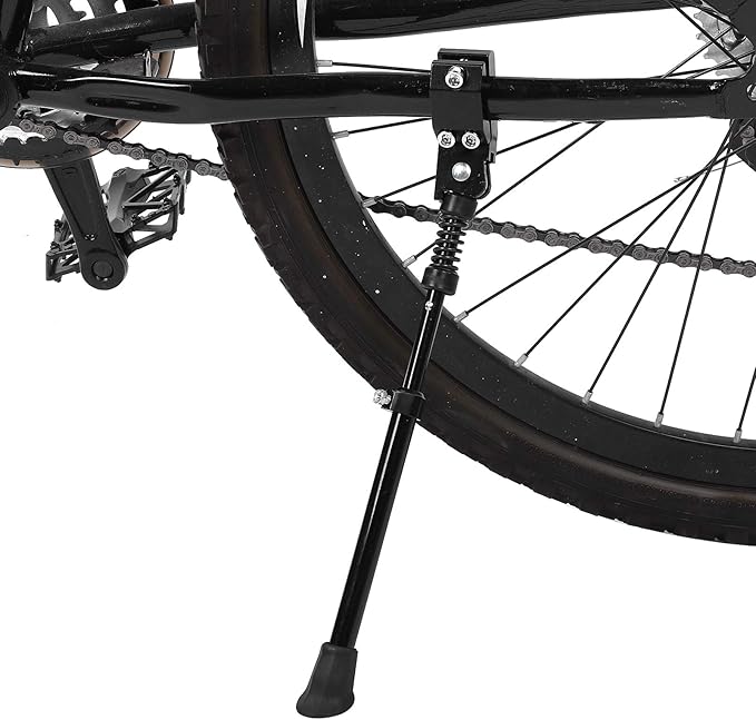 Mountain Bike Kickstand Adjustable Bicycle Side Stand Support Heavy Duty Aluminum Alloy Non Slip Bottom for 16 20 24 26 Inch Bikes 2Pcs