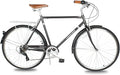 Tracer Osaka Hybrid Bikes, Steel Frame, Shimano Nexus Inter 3/7 Speed, Brown Seat Brown Grips, Road Bike, City Bike, Multiple Colors