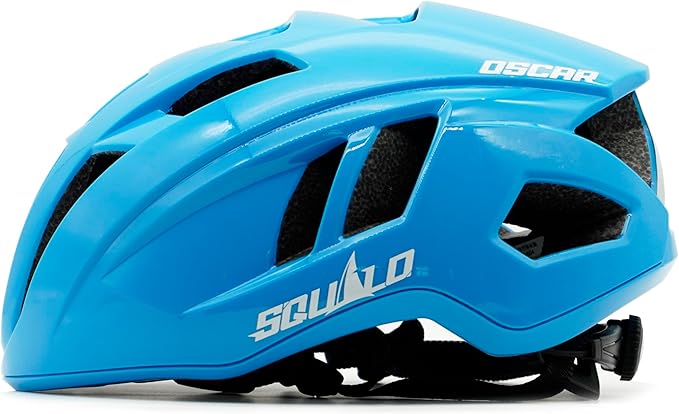 SQUALO Oscar Aerodynamic Bike Helmet, Lightweight 250g Road Cycling & Triathlon Helmet for Men Women, Wind Tunnel Tested with CFD Optimization, Adjustable Dial & 22 Vents for Speed & Cooling