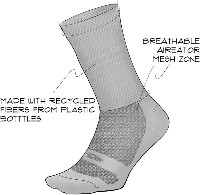 DEFEET - Aireator 6" - Designs - Cycling, Running, Everyday Sock