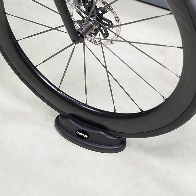 Thinvik Bike Front Wheel Riser Block, Bicycle Stabilize Stand Accessories for Indoor Road Bike Mountain Bike Riding Trainer Exercise Tire Holder