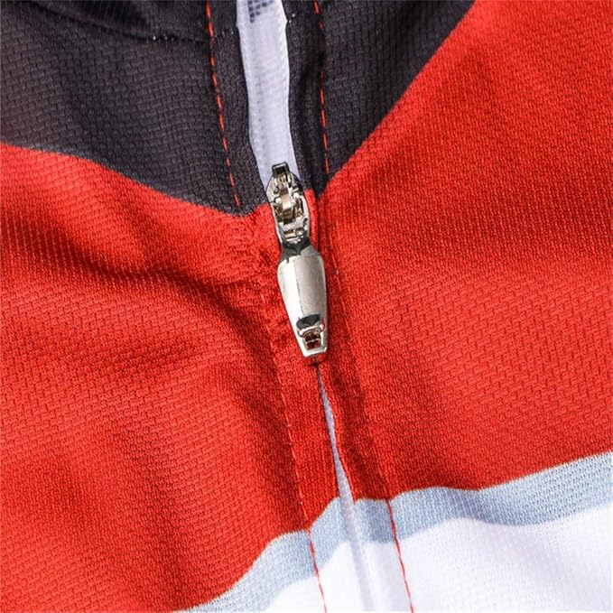 JPOJPO USA Cycling Jersey Men Road Bike Shirt Summer Biking Tops Short Sleeve Bicycle Clothes Cycle Wear Breathable