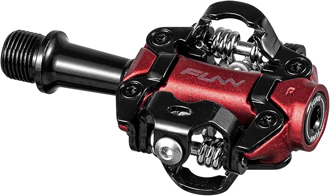 Funn Tactic Clip-in Pedals, Compatible with SPD Cleats, XC Race Pedals for MTB