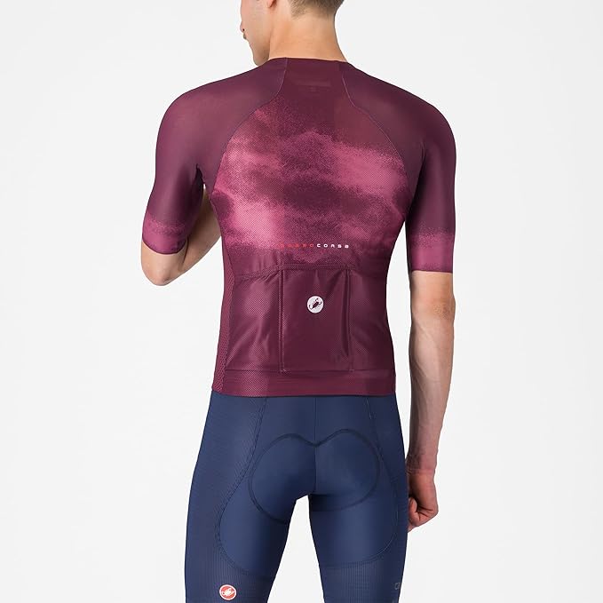 CASTELLI Men’s Climber’s A/C Jersey, Quarter Length Sleeve, Full Zip, Road Cycling & Gravel Biking Jersey with UV Protection