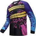 PSPORT Men's Motocross Jersey Long Sleeve Motocross Shirt Men Mountain Dirt Bike Jersey Downhill Riding Racing Clothing Tops