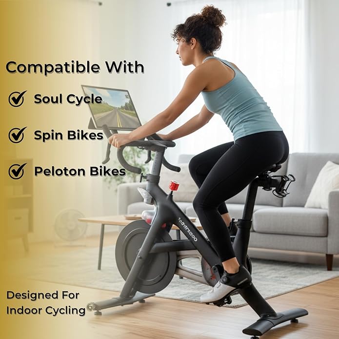 Tommaso Pista SPD & Peloton Shoes for Women—2 in 1—Fit for Peloton, Spin & Indoor Bikes—Install Your Own Delta or SPD Cleats Essential Bike Accessories for Cyclebar & Soulcycle