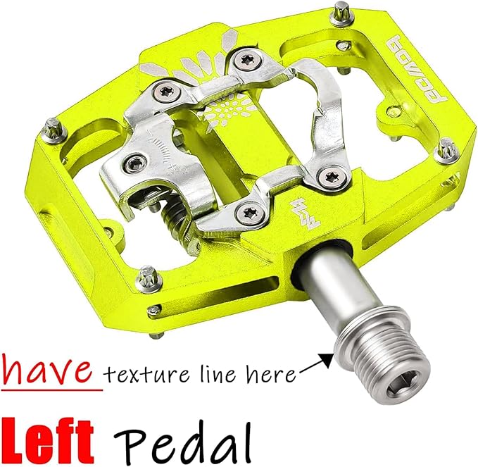 Bike Pedals 9/16" Lightweight Non-Slip Bicycle Platform Pedals - Fits Most Adult Bikes & Mountain Bikes &MTB, Road Bikes and Slip-Resistant Design