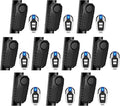 Bike Alarm with Remote,Bicycle Alarm Wireless,113dB Loud Bike Alarms for E-Bikes, Motorcycles, Scooter, Cars, Trailers, Luggage, Outdoor Riding and Cycling Safety IP65 Waterproof, 10Pcs