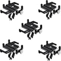 NineLeaf 5Pcs Bike Phone Mount Holder, Aluminum Motorcycle Phone Mount, Bicycle Handlebar Cell Phone Mount Rotatable for Exercise Bike Ebike Scooter Camera Friendly Suitable for 2.2"-3.7" Phones
