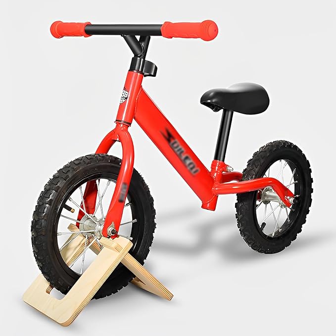 SHIDOW Wooden Bike Stand - Indoor Display for 10-12 inch Children's Bicycles