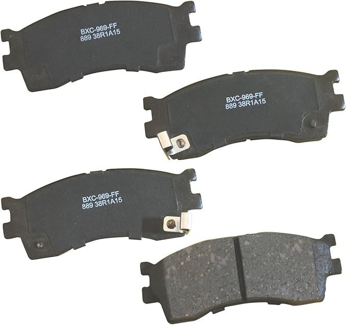 Bendix Premium SBC889 Ceramic Front Brake Pads for Kia Rio 2005-2003, Sephia 2001-2000, Spectra 2004-2001