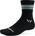 Swiftwick - ASPIRE Mid-Crew Cycling Socks, Maximum Breathability, Moisture Wicking