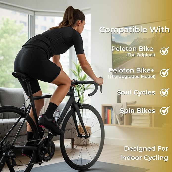 Tommaso Pista 100 SPD & Peloton Shoes for Women—Ready to Ride with Peloton Delta Cleat or SPD Cleats for Various Indoor Bikes—Explore Vareity Cycling Shoes & Bike Accessories