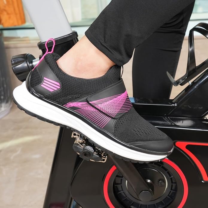 Women's Indoor Cycling Shoes Breathable High Performance Indoor Outdoor Bike Shoes - SPD Compatible Cycle Shoes
